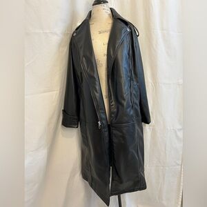 Wild Fable Black Leather Look Jacket